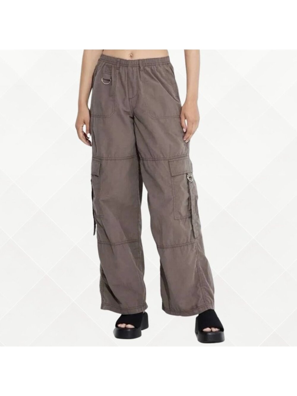 Wild Fable Cargo Pants • Size XL • NWT • Pewter Gray • Wide Leg - WPT-100081 - Picture 3 of 3